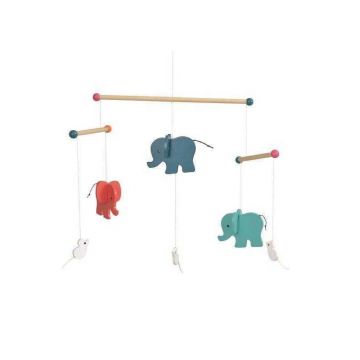Egmont toys - Carusel din lemn Elefanti