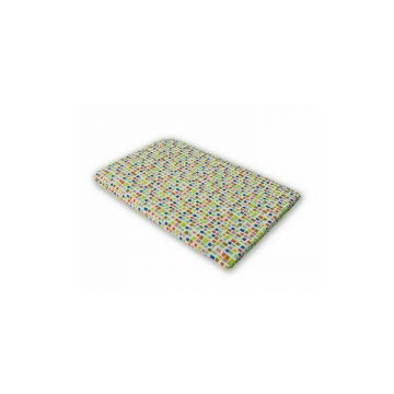 KidsDecor - Cearceaf cu elastic Mozaic din Bumbac, 120x60 cm