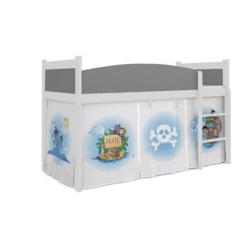 MyKids - Patut tineret Twist Antresola 05, 184x80 cm, Pirates