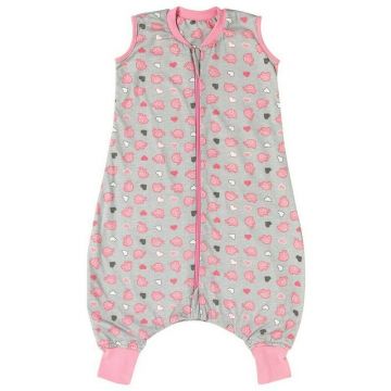 Sac de dormit cu picioruse Pink Elephant 3-4 ani 0.5 Tog