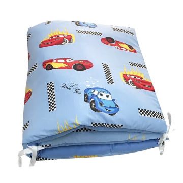 Set 4 aparatori laterale pufoase h39 pat 120x60 cm Cars