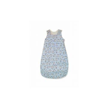 KidsDecor - Sac de dormit fara maneci Baby bear 85 cm din Bumbac, 85x34 cm, 6-12 luni, Tog 1.0, Albastru