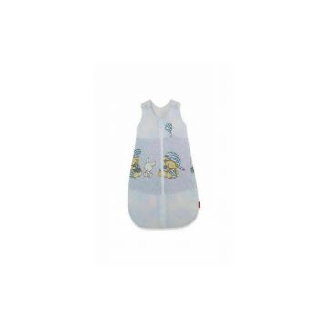 KidsDecor - Sac de dormit fara maneci Hai la joaca 95 cm din Bumbac, 95x36 cm, 12-24 luni, Tog 2.5, Albastru