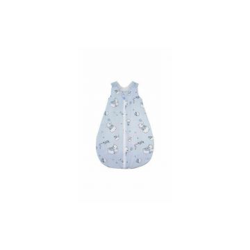 KidsDecor - Sac de dormit fara maneci Ursuletul Martinica 60 cm din Bumbac, 60x23 cm, 0-3 luni, Tog 1.0, Albastru