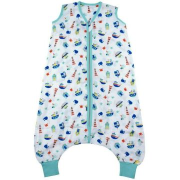 Sac de dormit cu picioruse Bamboo Nautical 3-4 ani 0.2 Tog