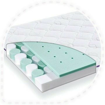 Traeumeland - Saltea pentru patut Dream Planet din Bumbac, 140x70 cm, 11 cm Spuma