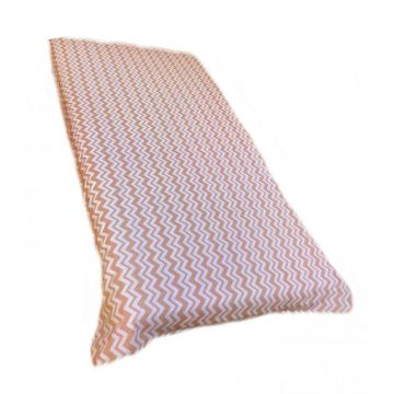 Cearsaf cu elastic pe colt 140x70 cm Zig-zag