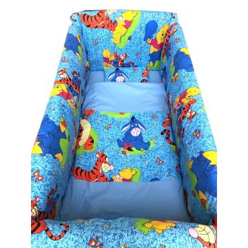 Lenjerie de pat Maxi Aiurila pe albastru 140x70 cm