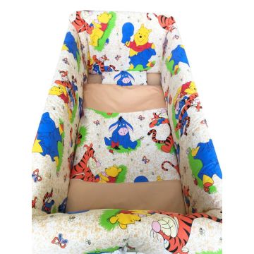 Lenjerie de pat Maxi Aiurila pe crem 120x60 cm