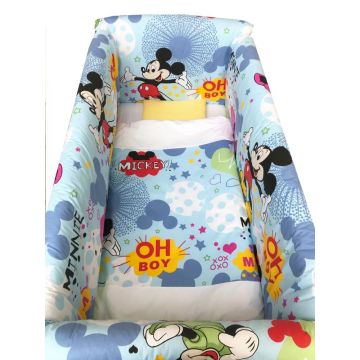 Lenjerie de pat Maxi Mickey Mouse 120x60 cm