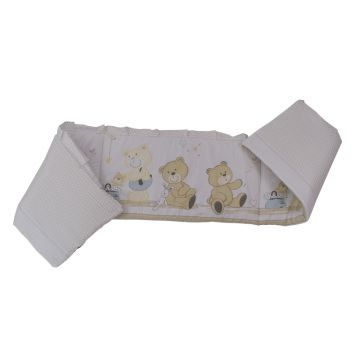 Lenjerie Teddy Play Bej 5+1 piese M1 120x60 cm