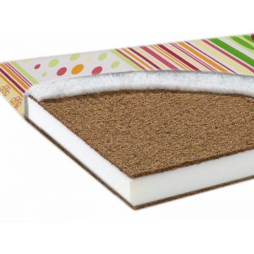 Saltea Fibra Cocos Economy II Color diverse modele 120x60x6
