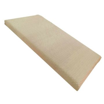 Cearsaf cu elastic pe colt 140x70 cm cu imprimeu - bulinute bej