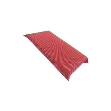 Cearsaf cu elastic pe colt cu imprimeu Buline albe pe rosu-140*70 cm