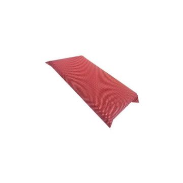 Cearsaf cu elastic roata cu imprimeu Buline albe pe rosu-160*80 cm