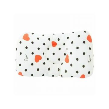 Bambinice - Perna bebelusi Comfy, Alb/Negru/Hearts