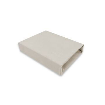 Cearceaf cu elastic, MimiNu, Pentru patut 120X60 cm, Din bumbac certificat Oeko Tex Standard 100, Colectia Royal, Beige