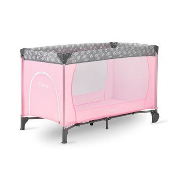 Momi - Patut pliabil, 60x120 cm, , Belove, Pink