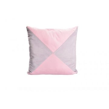 Paturica fermecata - Pernuta Velvet soft roz gri