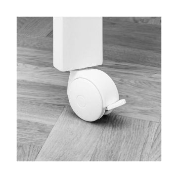 Set roti pentru patut copii Woodies, 120 x 60 cm, Alb