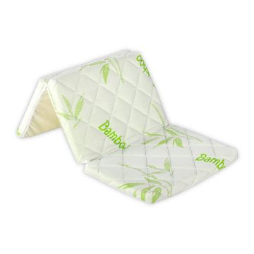 Lorelli - Saltea pliabila de voiaj, Air Comfort Bamboo, 60 x 120 x 6 cm, husa bambus, spuma elastica