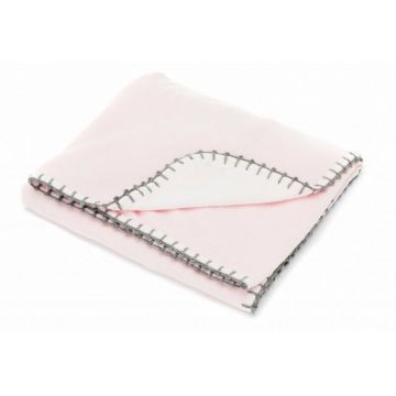 Fillikid - Paturica din bumbac Bio Esmeralda, pink,75x100 cm. -