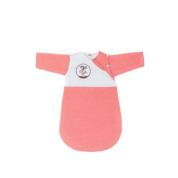 Sac de dormit cu maneca nou nascut 55 cm Bunny pink Fillikid