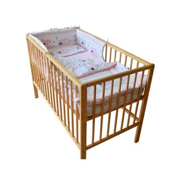 Lenjerie MyKids Catelus Roz 4 + 1 Piese 120x60