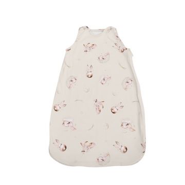 Lorelli - Sac de dormit, primavara/vara, pentru copii cu inaltimea maxima de 95 cm, Beige Bunnies