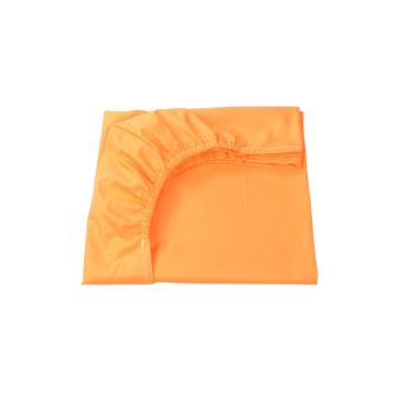 Cearsaf bumbac 100% portocaliu patut 120x60 cm