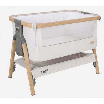 Tutti bambini - – Patut 2 in 1 co-sleeper CoZee Oak & Sterling Silver