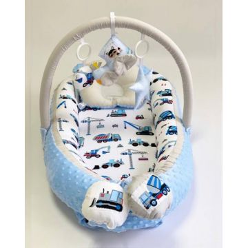 Babynest Plush MyKids 0138 Cars Blue