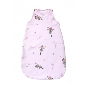 Lorelli - Sac de dormit de vara 80 cm , bumbac ranforsat , Ballet , Pink
