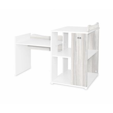 Patut modular multifunctional 5 configurari diferite 190 x 72 cm Multi White Artwood