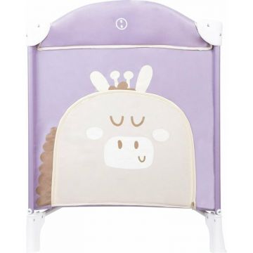 Patut pliant cu un nivel FreeON Ballon 120x60 cm Giraffe Purple