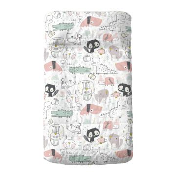 Cuvertură pentru copii din bumbac 130x100 cm Best buddies – Moshi Moshi