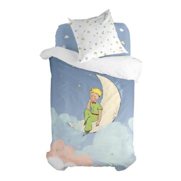 Lenjerie de pat pentru copii din bumbac pentru pat de o persoană 135x200 cm La lune – Mr. Fox