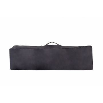 Patut pliabil Cangaroo cu 2 nivele si roti SkyGlow Black