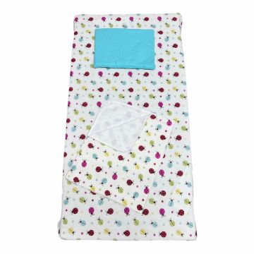 Set 3 piese paturica cu cearsaf si pernuta 160x80 cm Gargarite