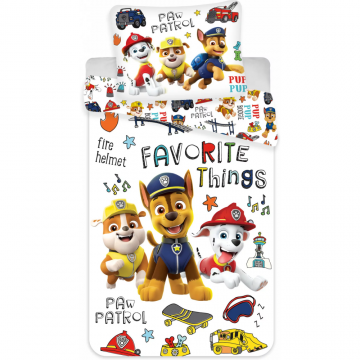 Set lenjerie pat copii Paw Patrol Favorite Things 100x135 + 40x60 SunCity