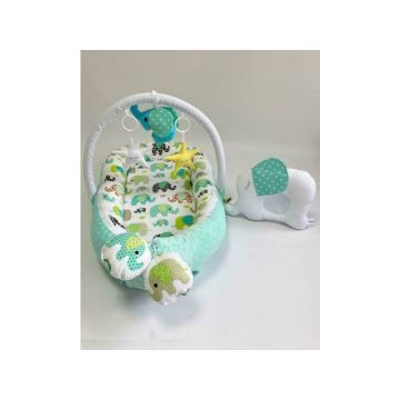 Mykids - Babynest Plush 0154 Elephant Blue