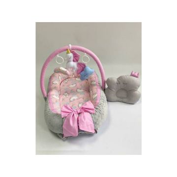 Mykids - Babynest Premium 0148 Unicorn Pink