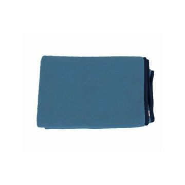 Paturica Jeans din lana merinos organica - wool fleece - 90x70 cm - Iobio