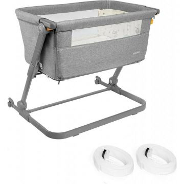 Patut 3 in 1 co-sleeping Natt, Normandic Dream, Gri deschis, Skiddou