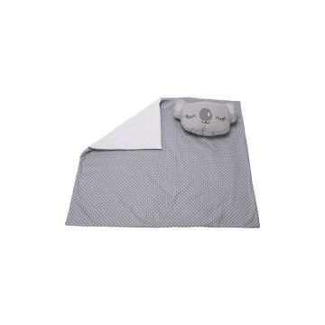 Somnart - Set pãturicã 100x110 cm brodatã + pernã Urs Koala