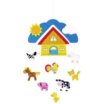 Carusel pentru patut Goki Ferma Animalelor