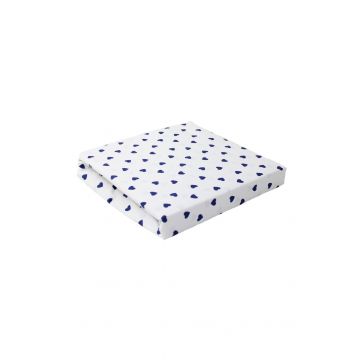 Cearceaf patut, Blue hearst, 120x60cm