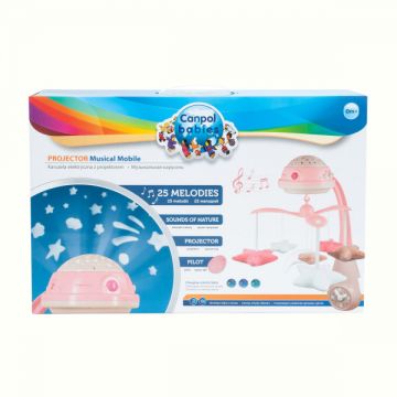 Jucarie mobila cu proiector Canpol Babies 75100 pink