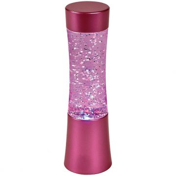 Lampa cu sclipici Shake and Shine Moses mov