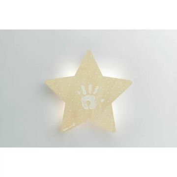 Lampa de veghe cu amprenta Baby Art Wooden